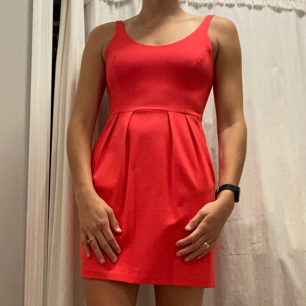 Coral dress